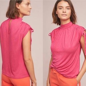 Anthropologie Pink Top